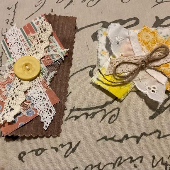 2 Clusters….Slow Stitch, Snippets , Junk Journal Ephemera - Picture 5 of 8